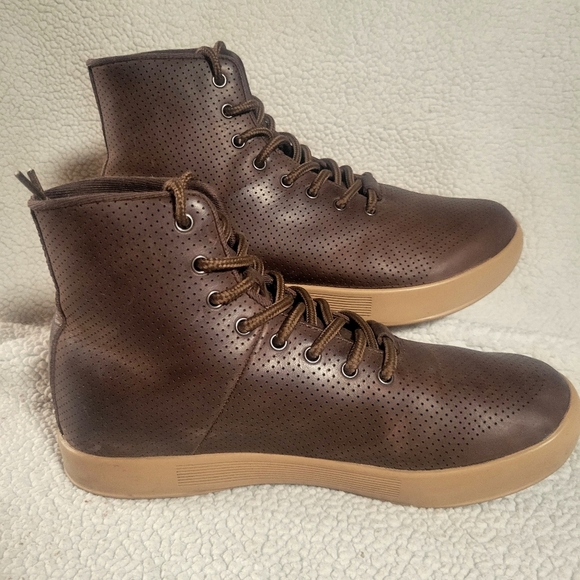 NoBull Brown Leather High Top Crossfit Trainer - (Size: W 7.5, M 6) - Picture 11 of 11